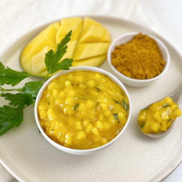 Salsa dip leggera e piccante al mango - Ricetta di salse per fondue chinoise