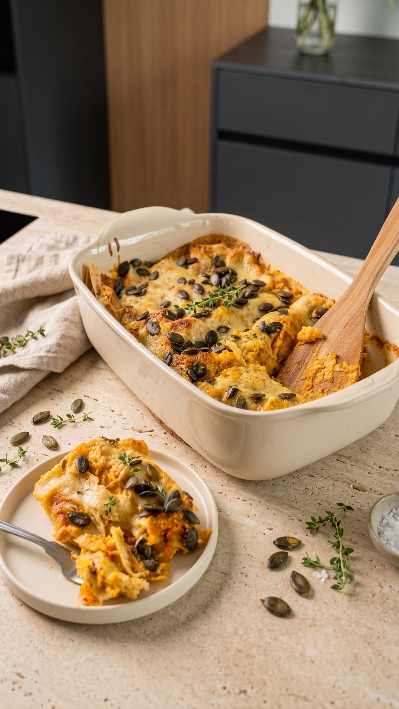 Lasagne veloci alla zucca moscata