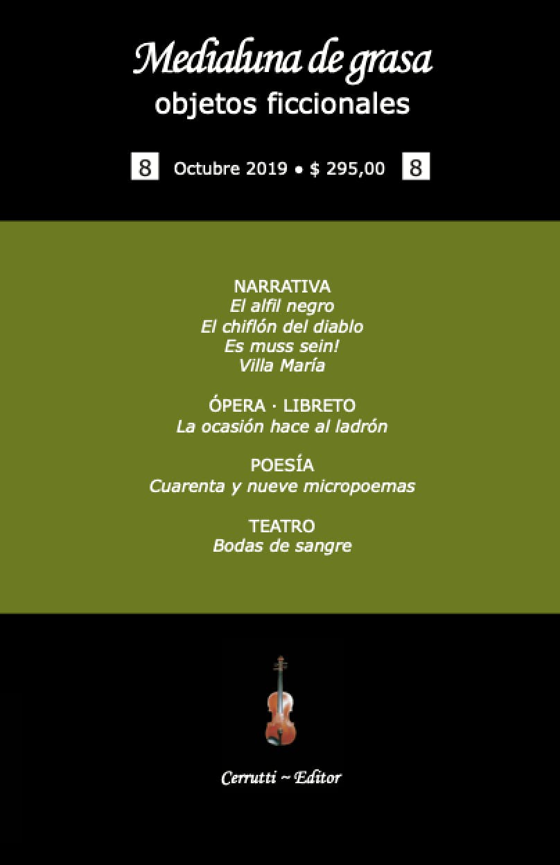 Medialuna de grasa • Objetos ficcionales n.º 8