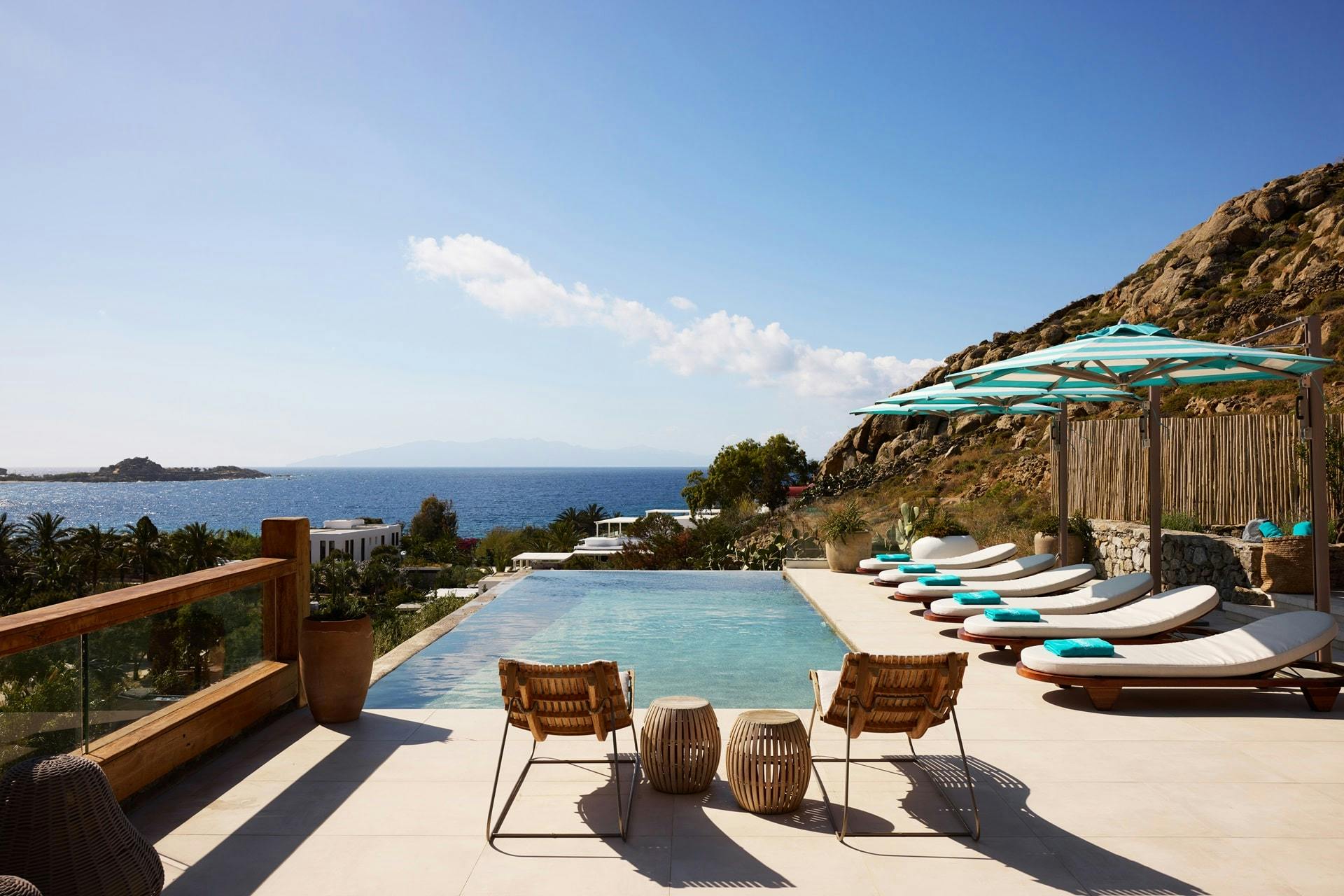 Nammos Villas Mykonos Private Pool with Aegean View