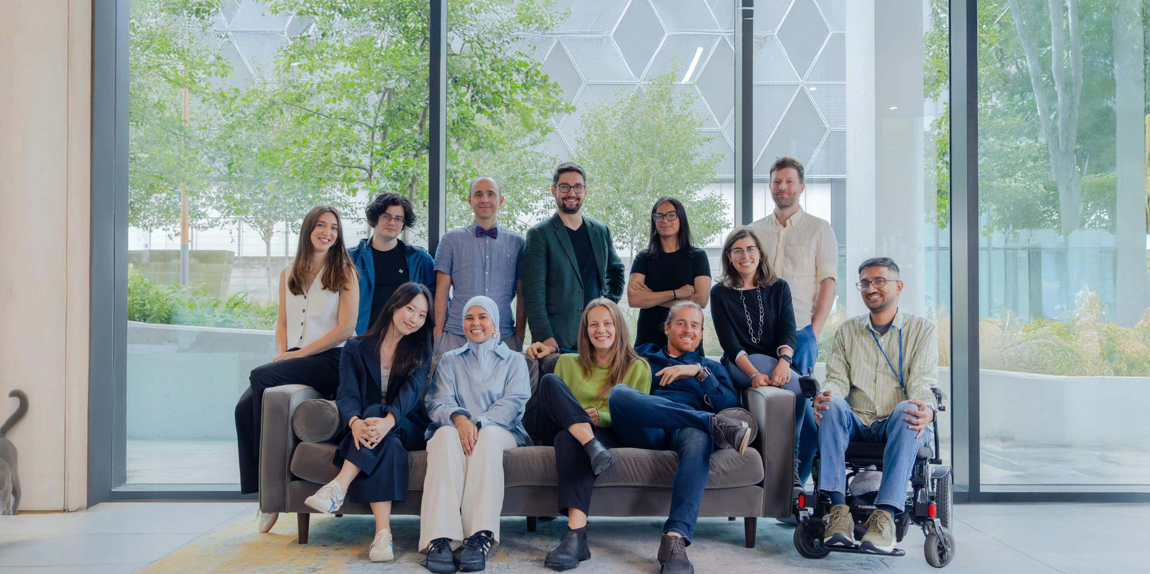 Group photo of the Nanovery team