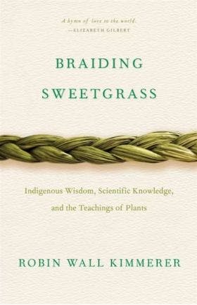 Cover image for the book Braiding Sweetgrass