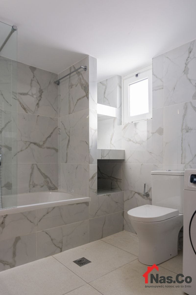 Ολική Ανακαίνιση Διαμερίσματος στο Κερατσίνι Δεκέμβριος 2022 μπάνιο