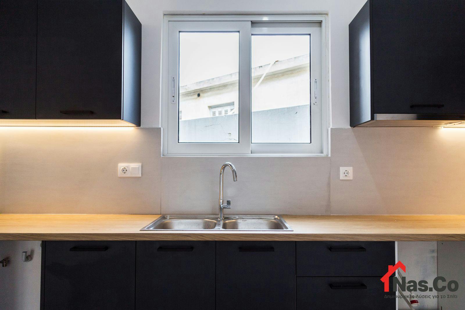 Ολική Ανακαίνιση Διαμερίσματος στο Περιστέρι Φεβρουάριος 2023 κουζίνα