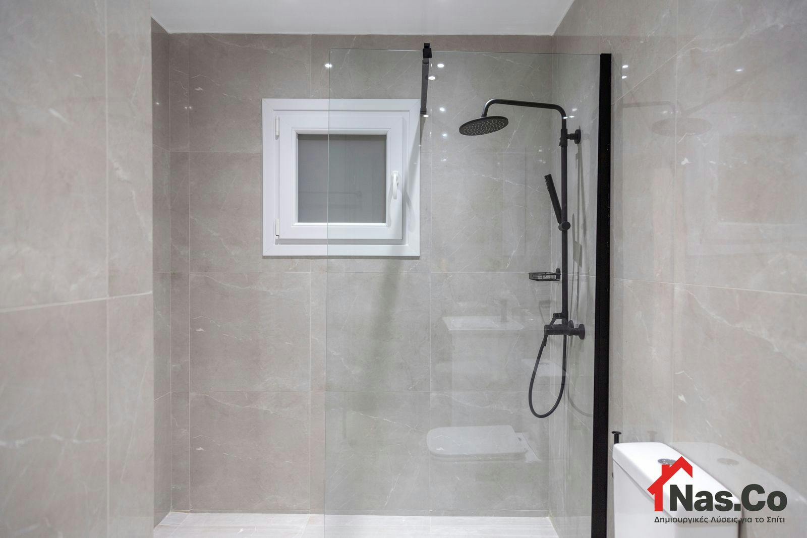 Ολική Ανακαίνιση Διαμερίσματος στα Πατήσια Απρίλιος 2023 μπάνιο