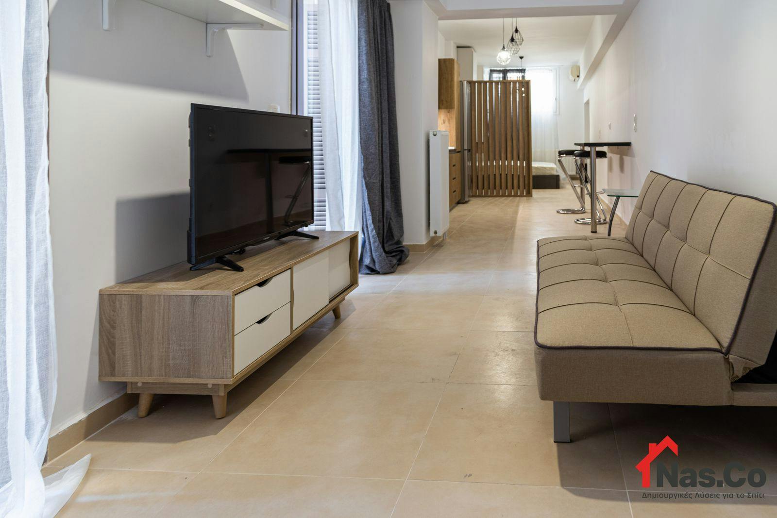 Ολική Ανακαίνιση Διαμερίσματος στο Παγκράτι Ιούλιος 2022 σαλόνι