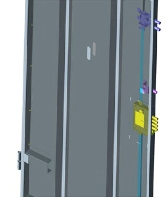 Τα συστατικά μέρη μίας Θωρακισμένης Πόρτας Ασφαλείας