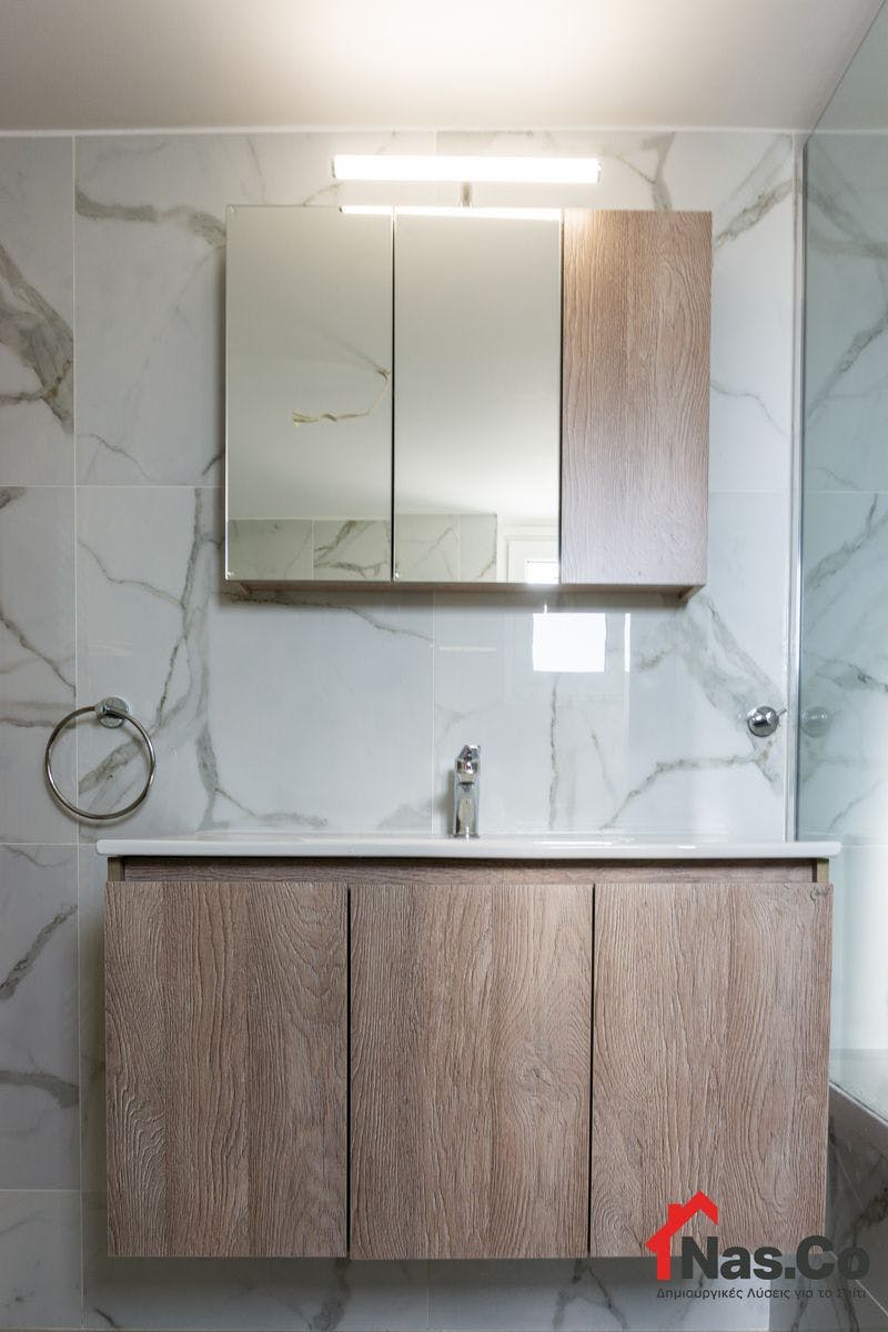 Ολική Ανακαίνιση Διαμερίσματος στο Κερατσίνι Δεκέμβριος 2022 μπάνιο