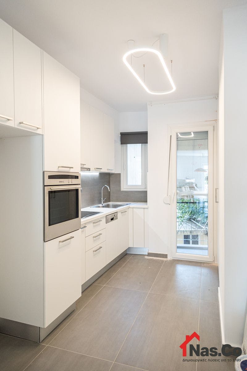 Ολική Ανακαίνιση Διαμερίσματος στον Γέρακα Μάιος 2023 κουζίνα