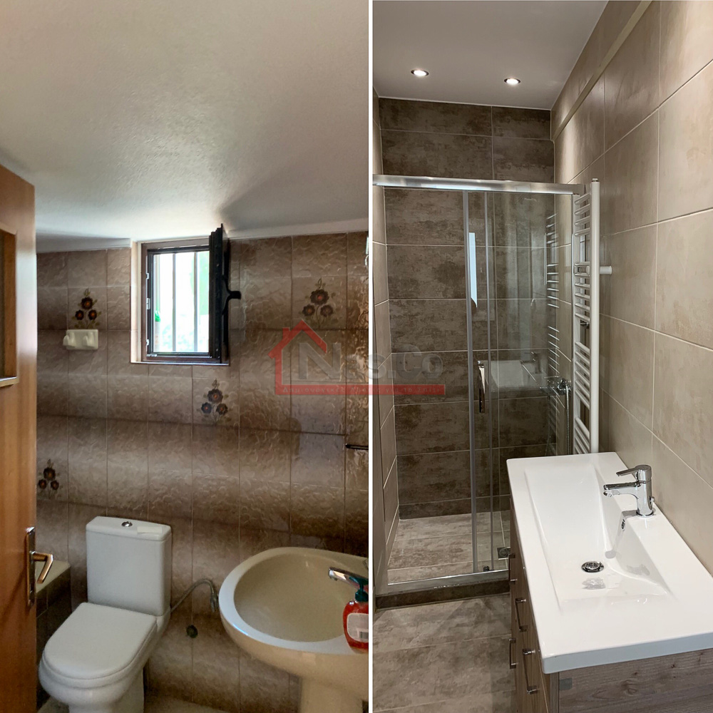 Ολική Ανακαίνιση Διαμερίσματος στο Πόρτο Ράφτη Αύγουστος 2019 μπάνιο