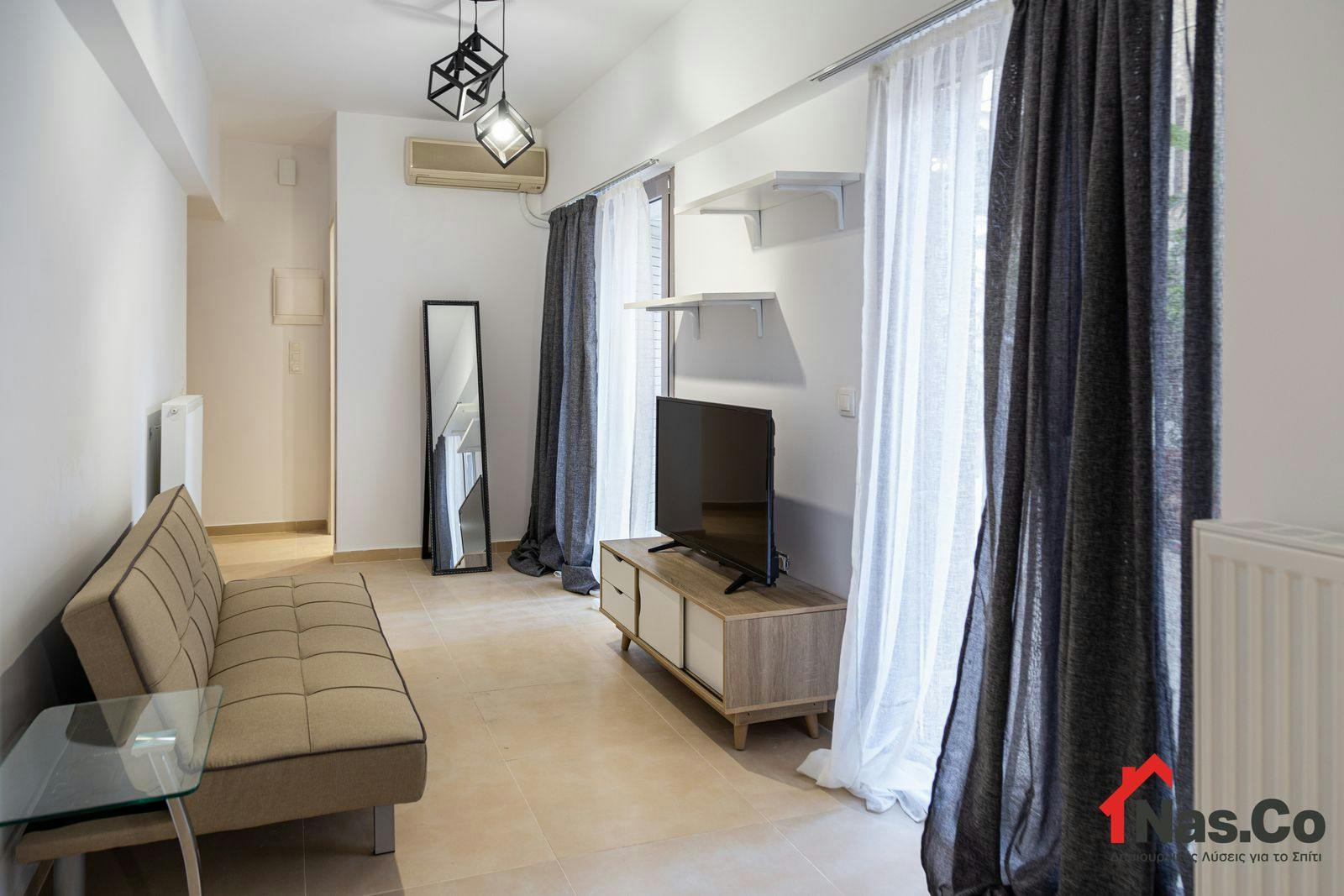 Ολική Ανακαίνιση Διαμερίσματος στο Παγκράτι Ιούλιος 2022 σαλόνι