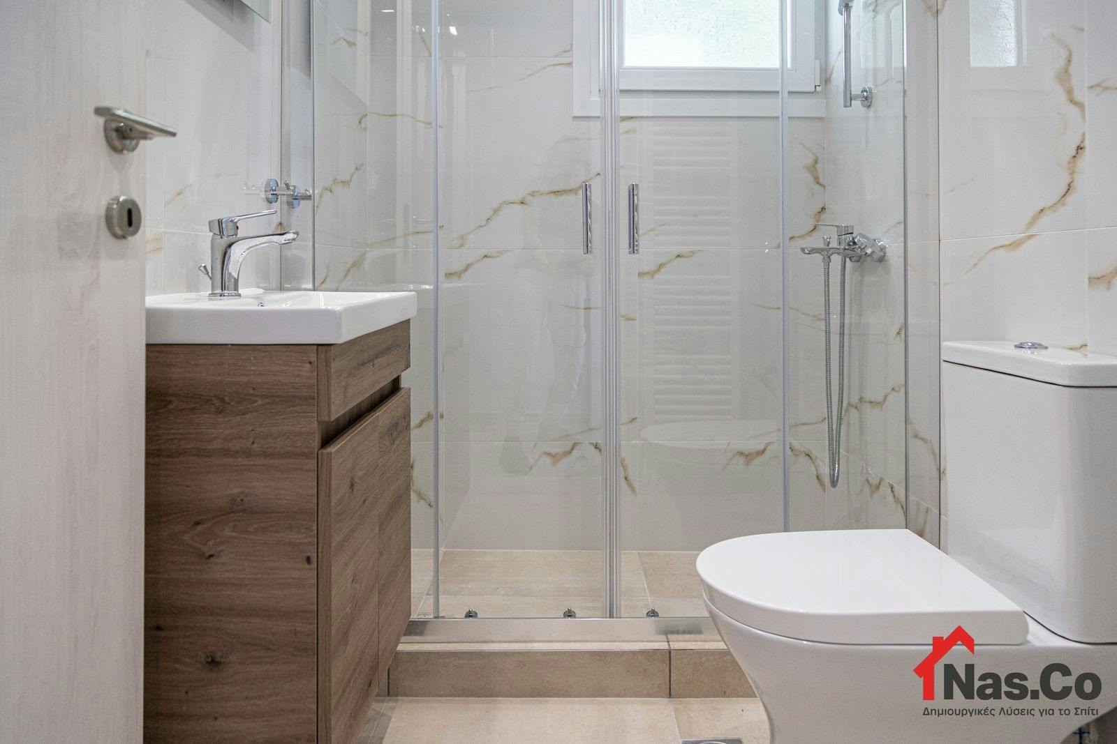 Ολική Ανακαίνιση Διαμερίσματος στο Πόρτο Ράφτη Σεπτέμβριος 2023 μπάνιο