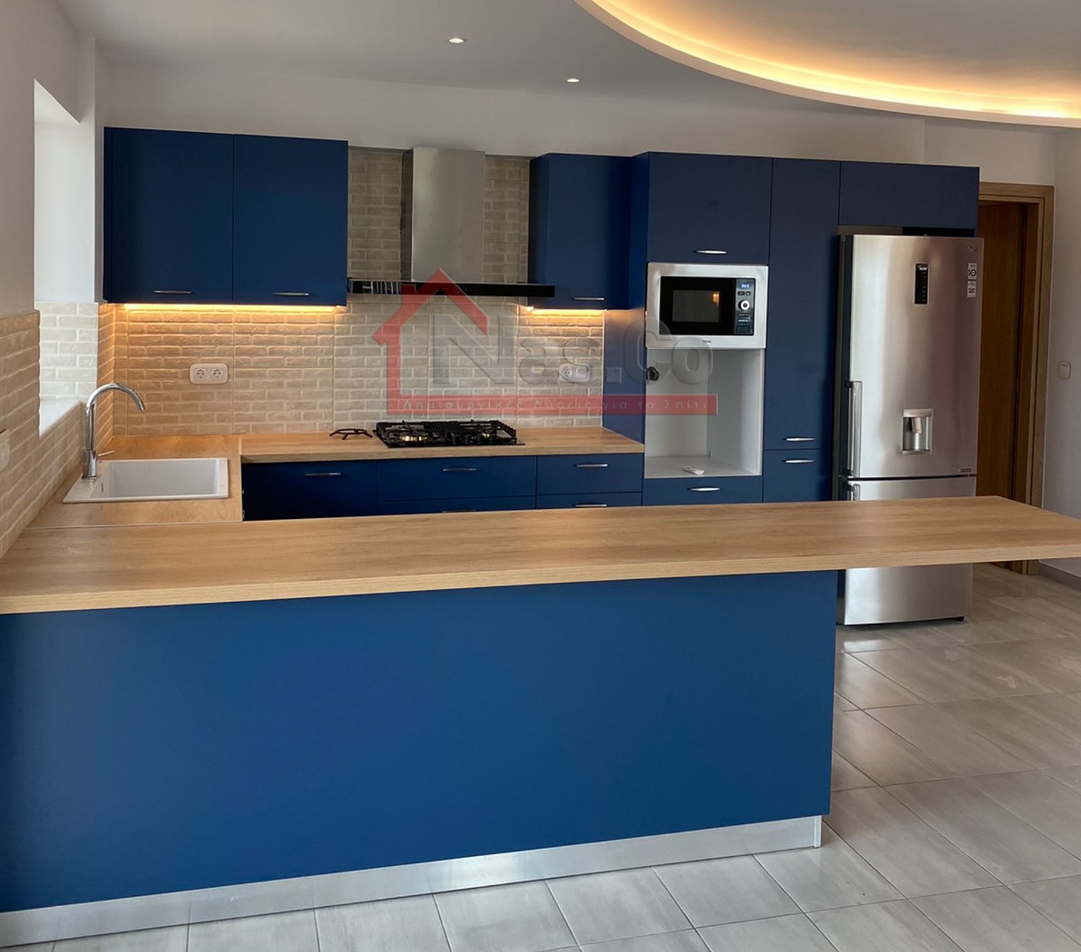 Ολική Ανακαίνιση Διαμερίσματος στο Μετς Απρίλιος 2020 κουζίνα