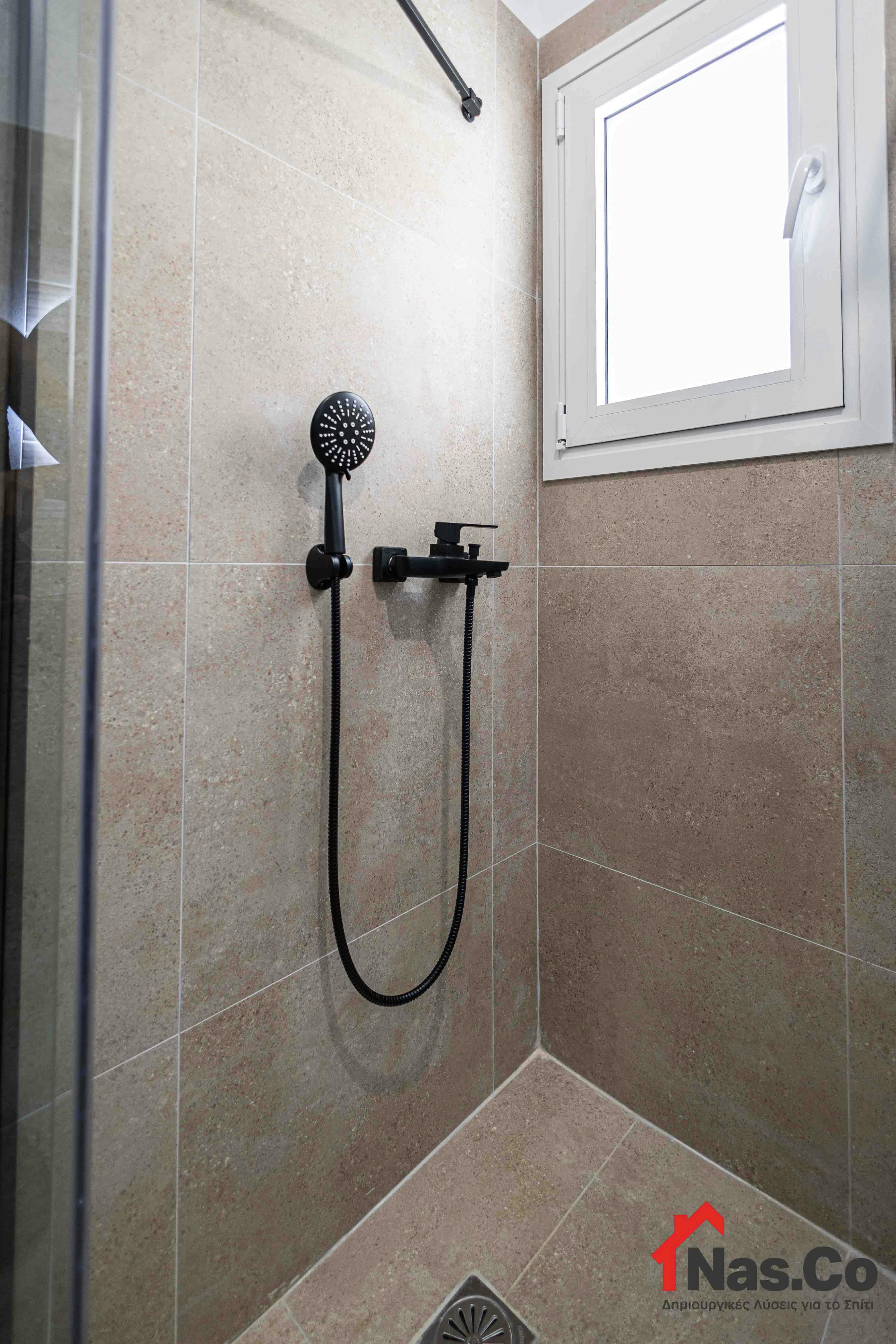 Ολική Ανακαίνιση Διαμερίσματος στο Χαϊδάρι  Ιούνιος 2023 στηλη ντουζ