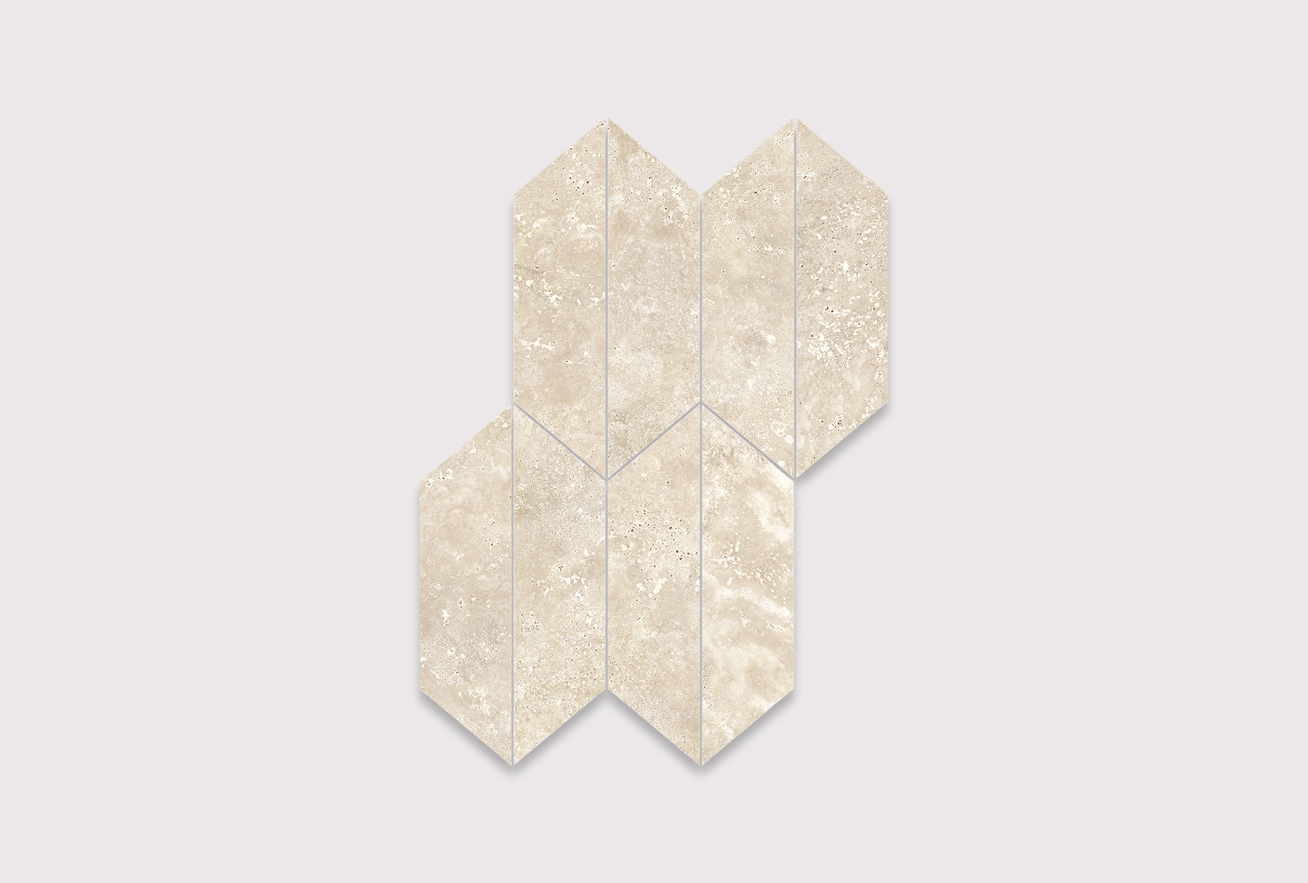 Trevi Cross Beige Fluted- Nasco Stone + Tile