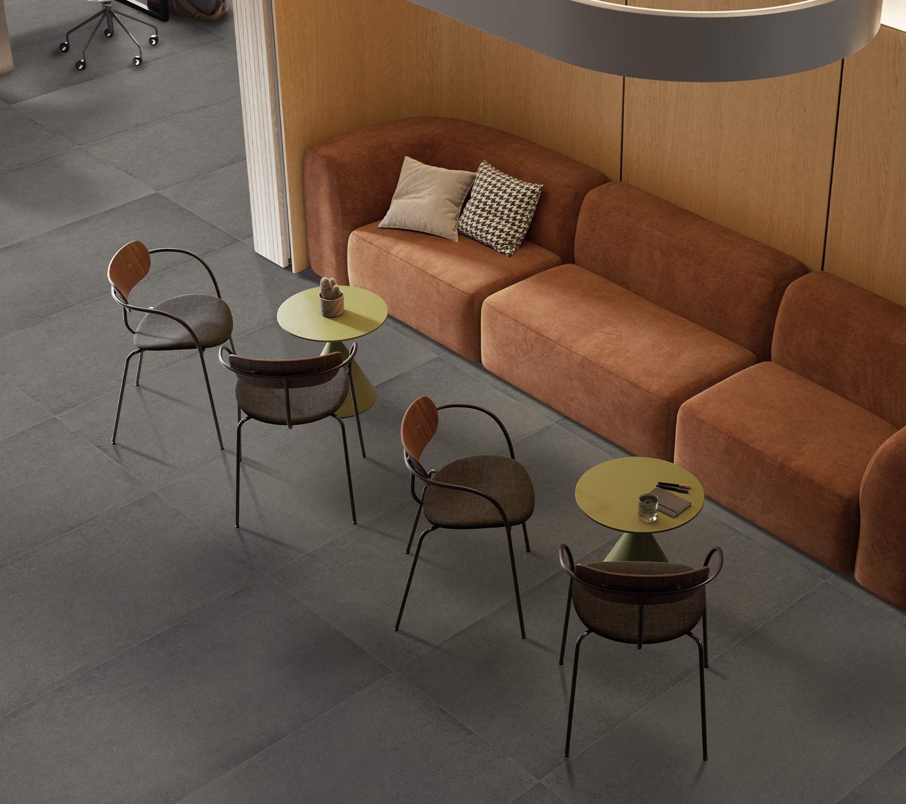 ナリス セルグレース Urbana Mist Grey Chiseled - Nasco Stone + Tile
