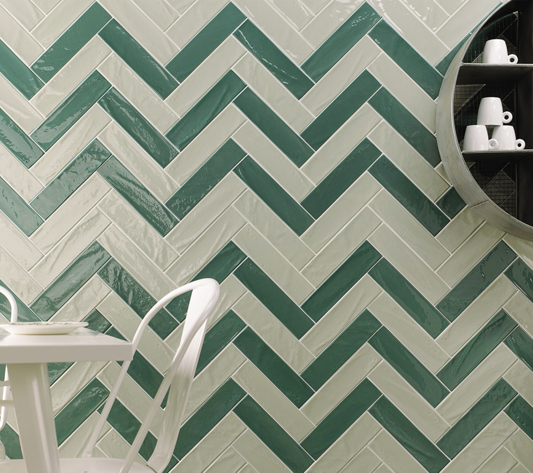 Central Park 2.0 Verde Glossy - Nasco Stone + Tile