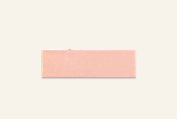 Pink subway clay tile