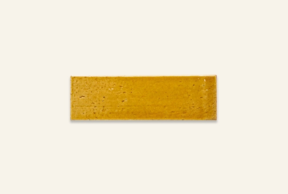 Yellow subway clay tile