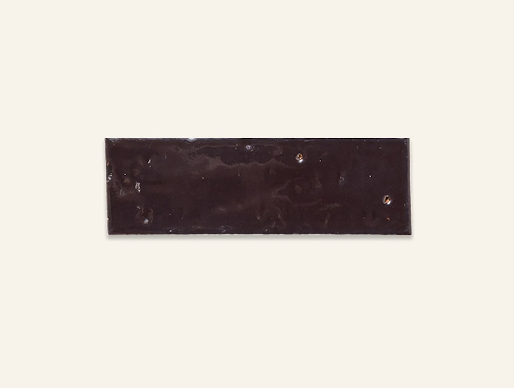 Dark brown clay tile