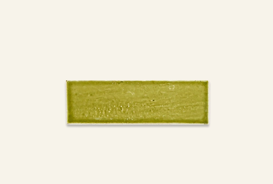 Light green subway clay tile
