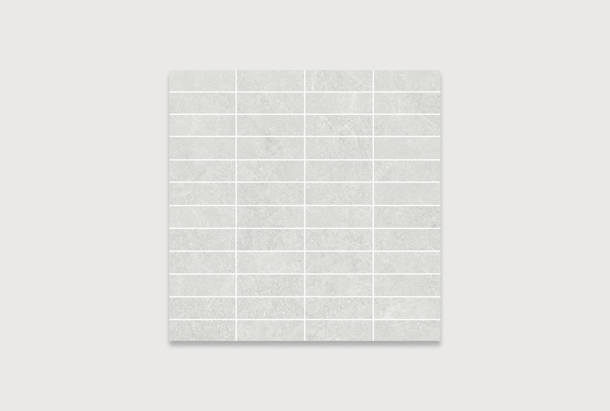 Story Grey Strip Mosaic - Nasco Stone + Tile