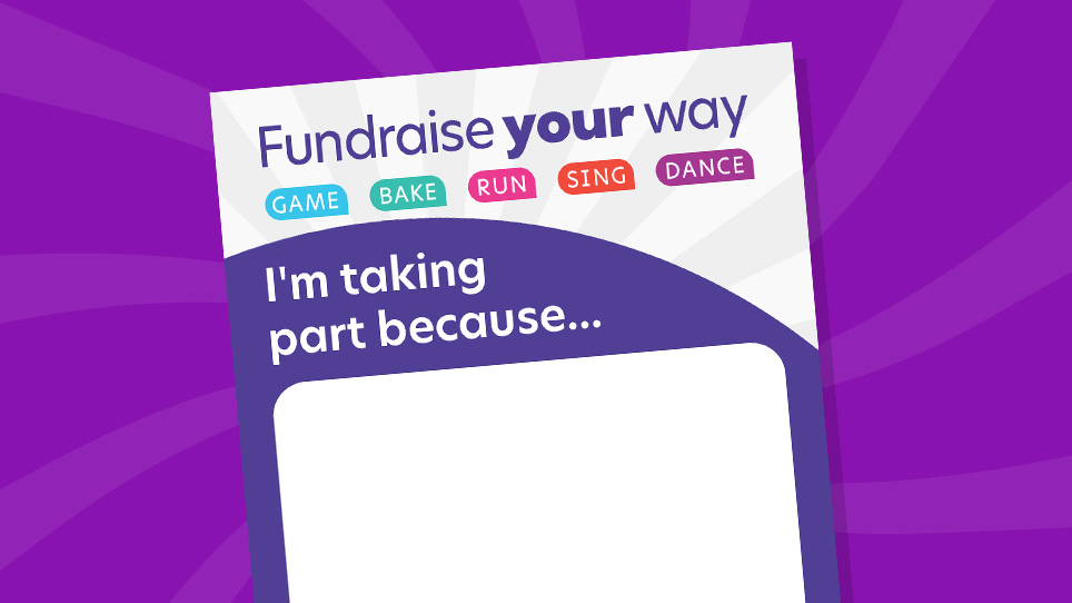 Fundraise your way poster