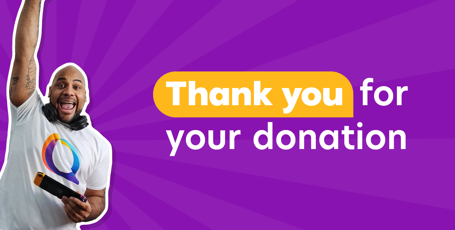 National Autistic Society ambassador saying thank you for your donation