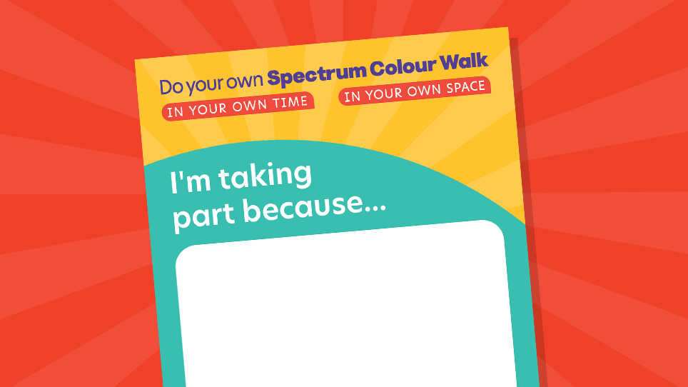 Do your own Spectrum Colour Walk poster