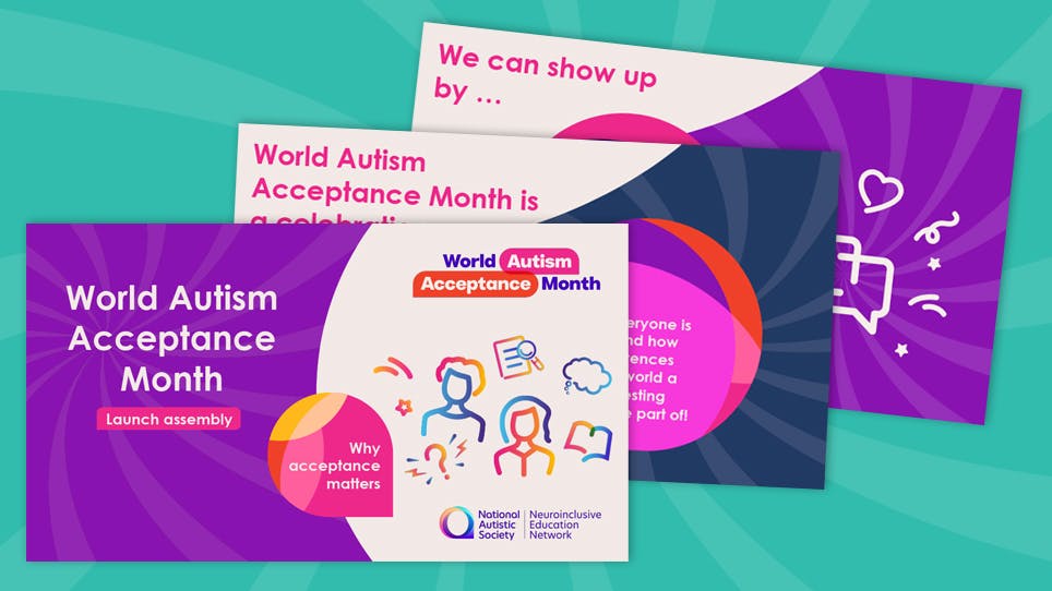 World Autism acceptance month secondary school assembly launch pack