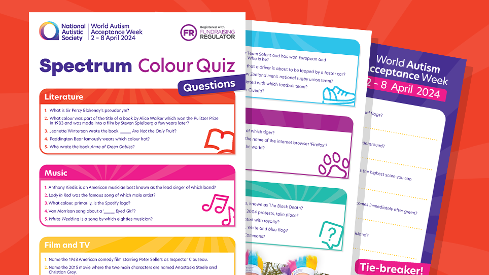 Spectrum Colour Quiz