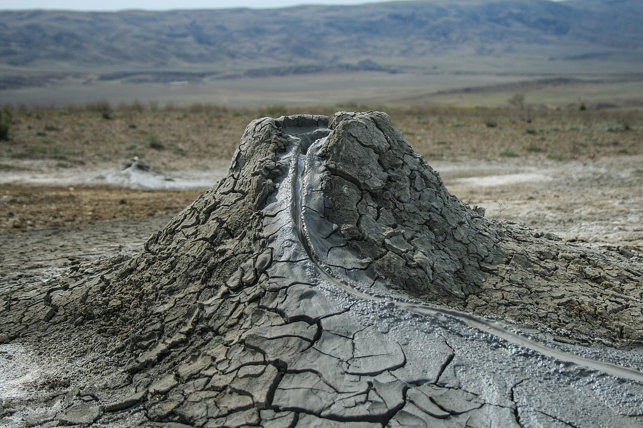 Takhti-Tepha Mud Volcanoes in Vashlovani National Park