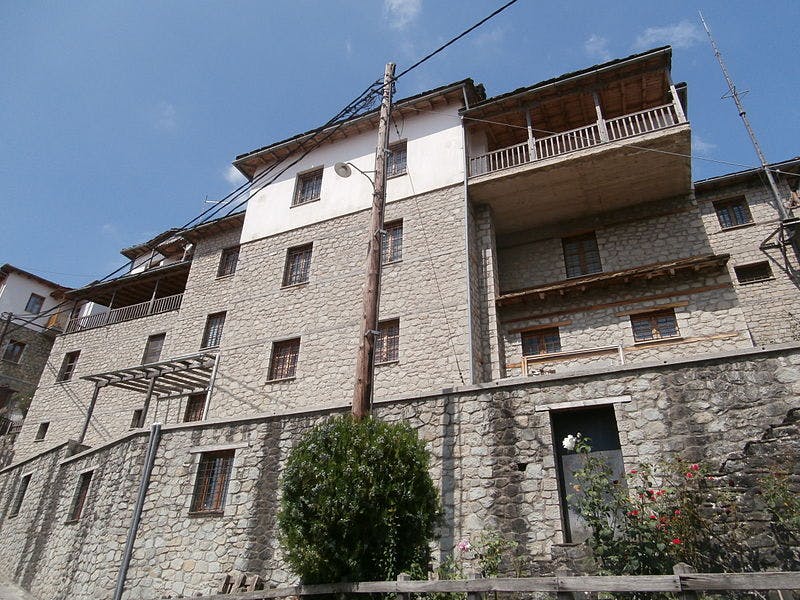 Averoff Gallery seen from below - Pindus National Park	
