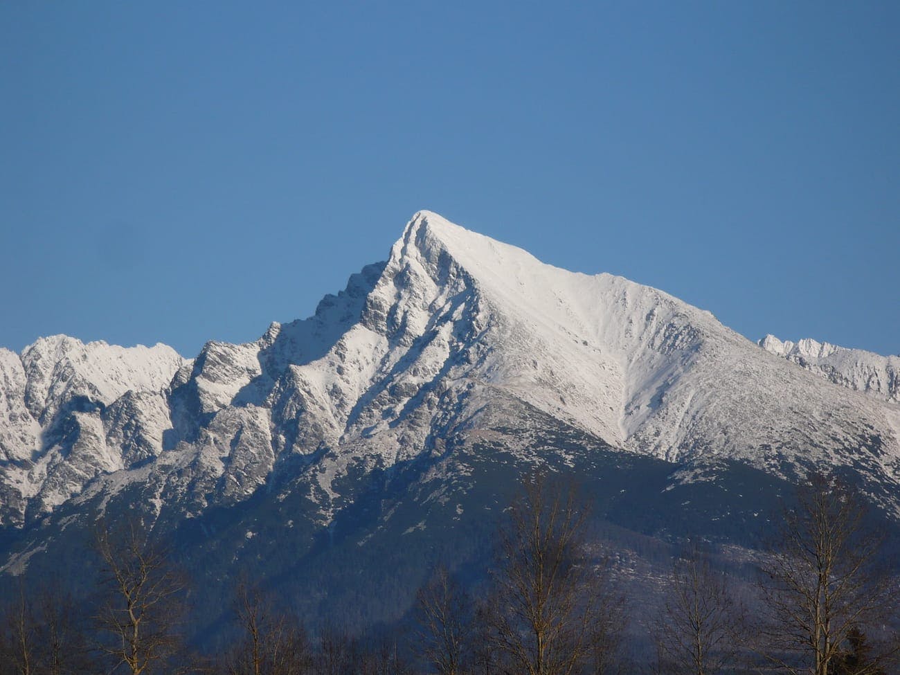 Mount Krivan in Tatra National Park