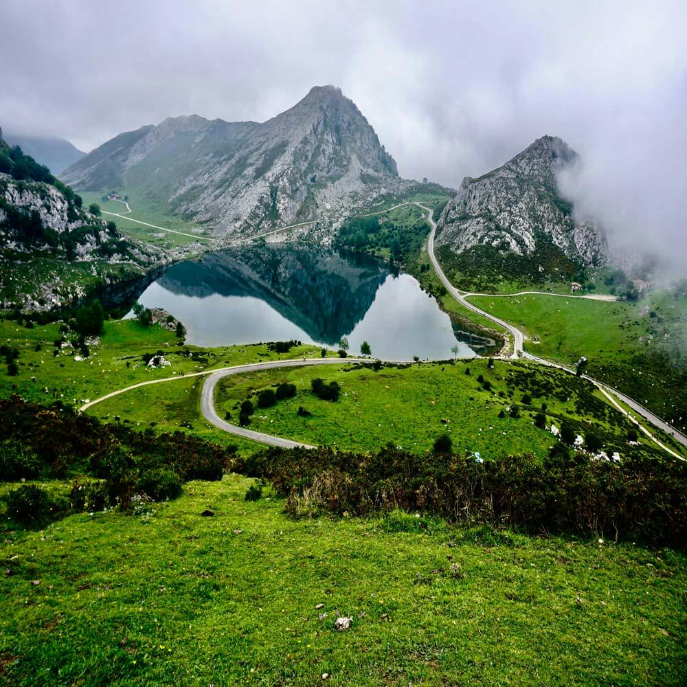 Covadonga Lakes - Picos De Europa National Park	

