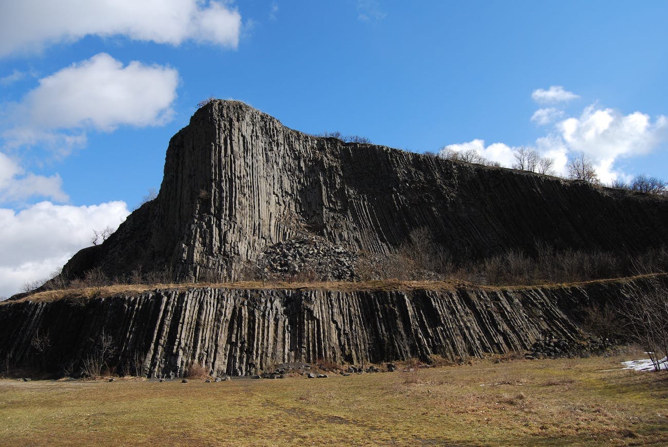 Rock formation in Balaton Uplands National Park