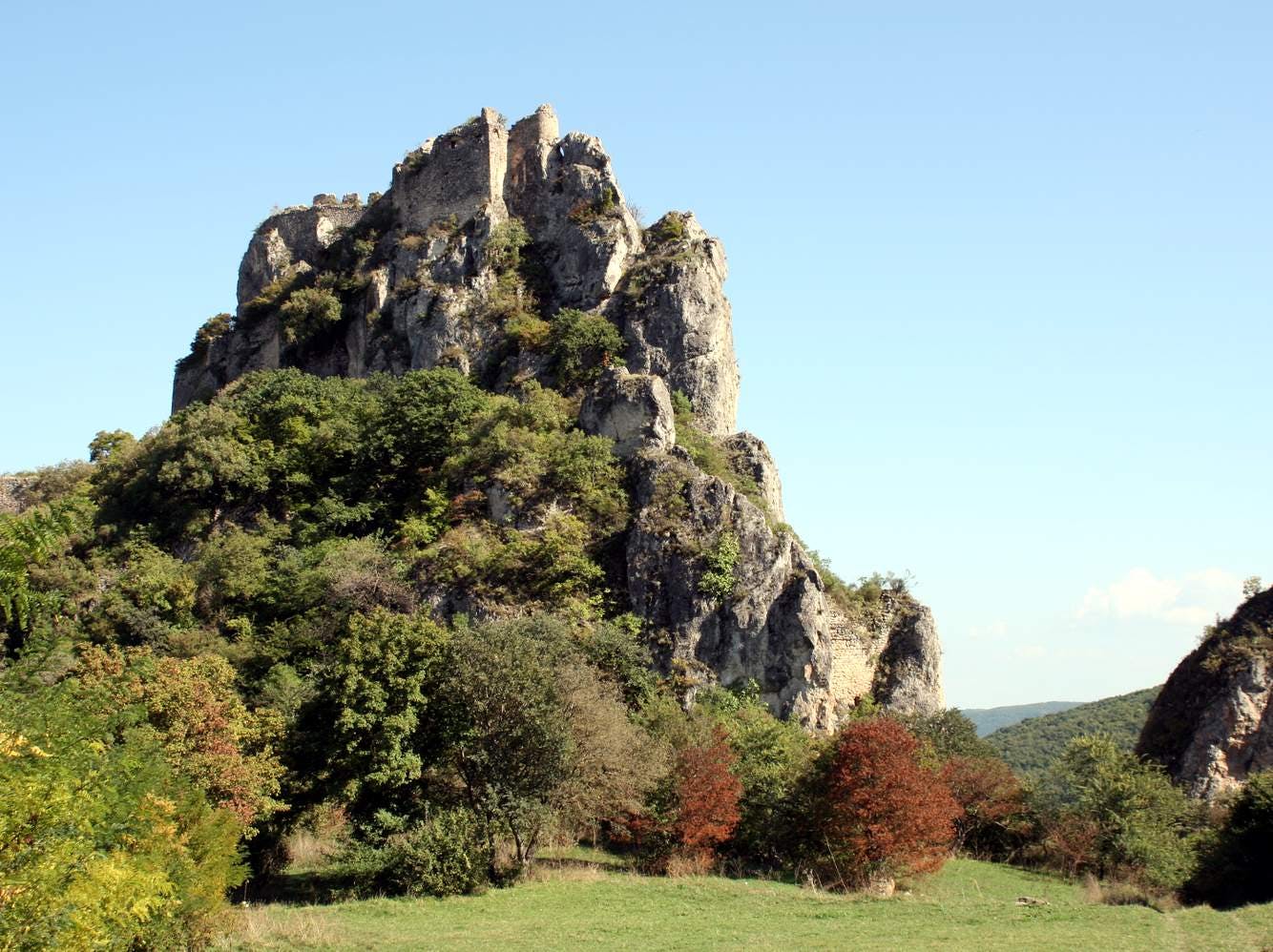 Khornabuji Castle in Vashlovani National Park