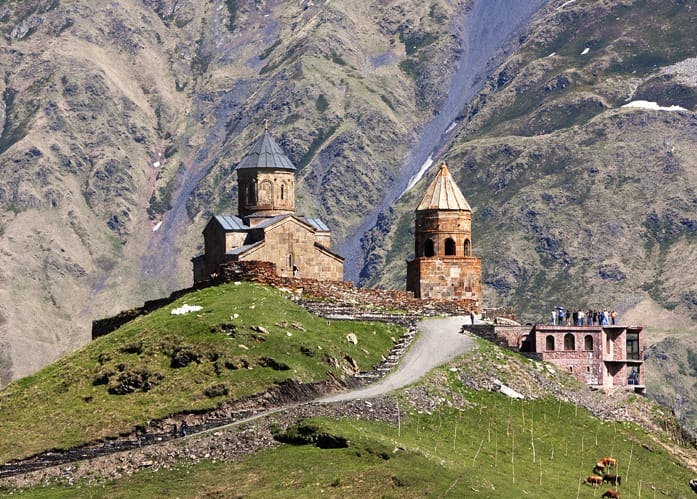 Gergeti Trinity Church in Kazbegi National Park