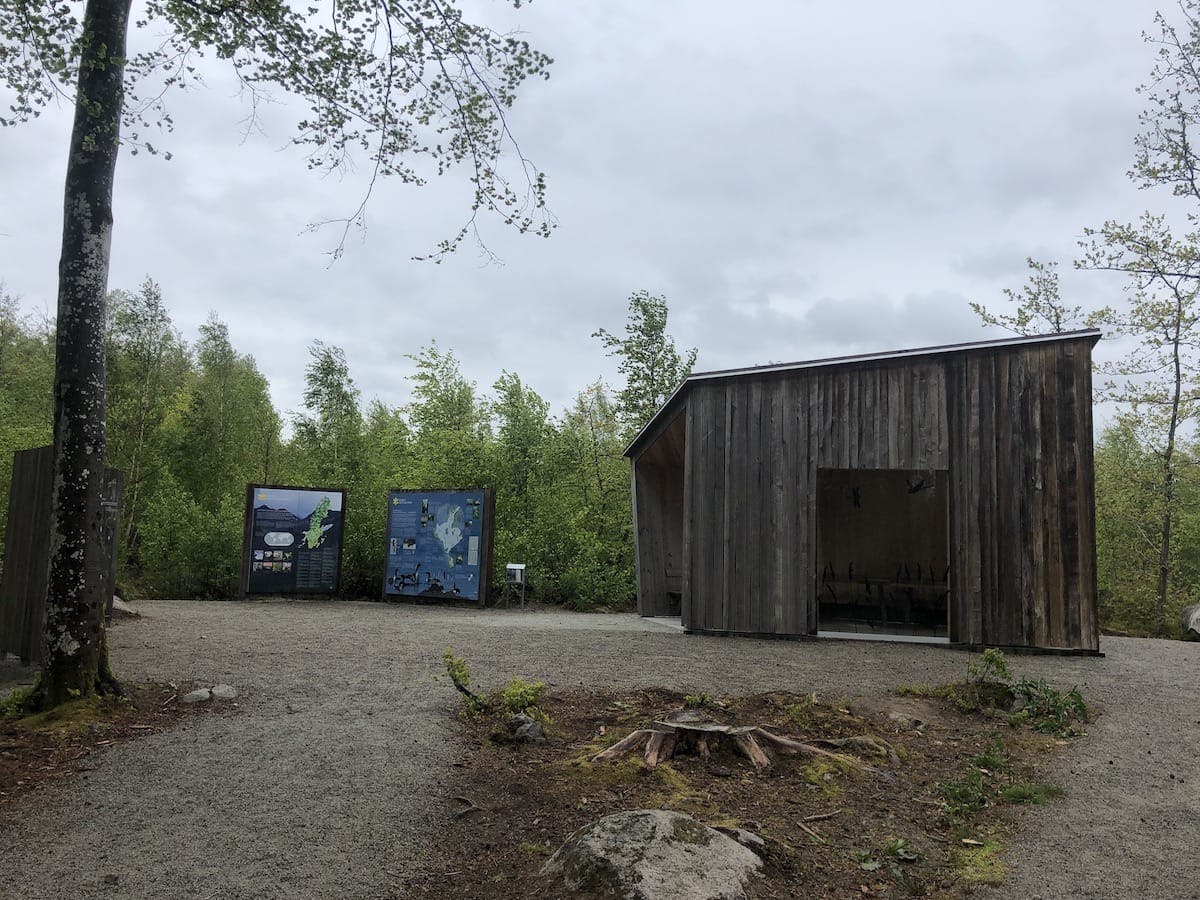 Åsnen National Park - Shelter camping Trollberget