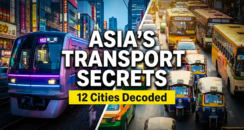 How Public Transport Works Across Asia's Biggest Cities: Your Complete ...