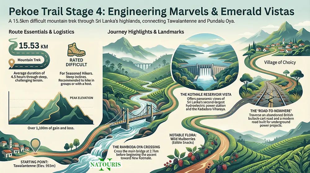 Pekoe Trail Stage 4 Guide Infographic