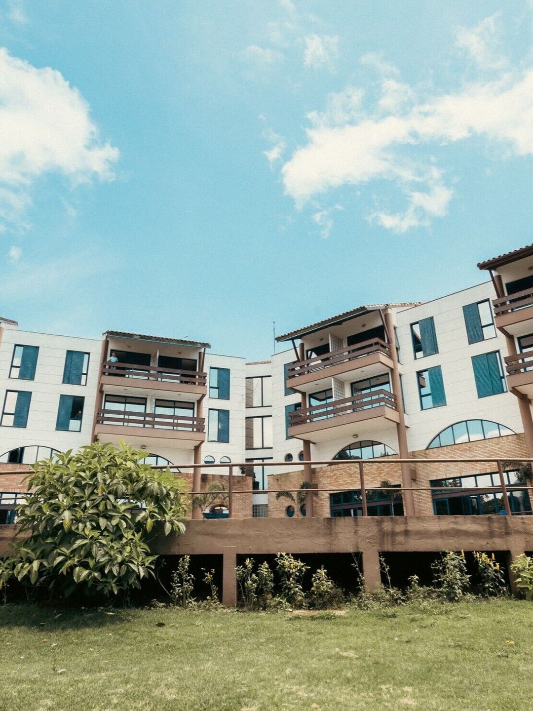 Prédio de quartos de resort