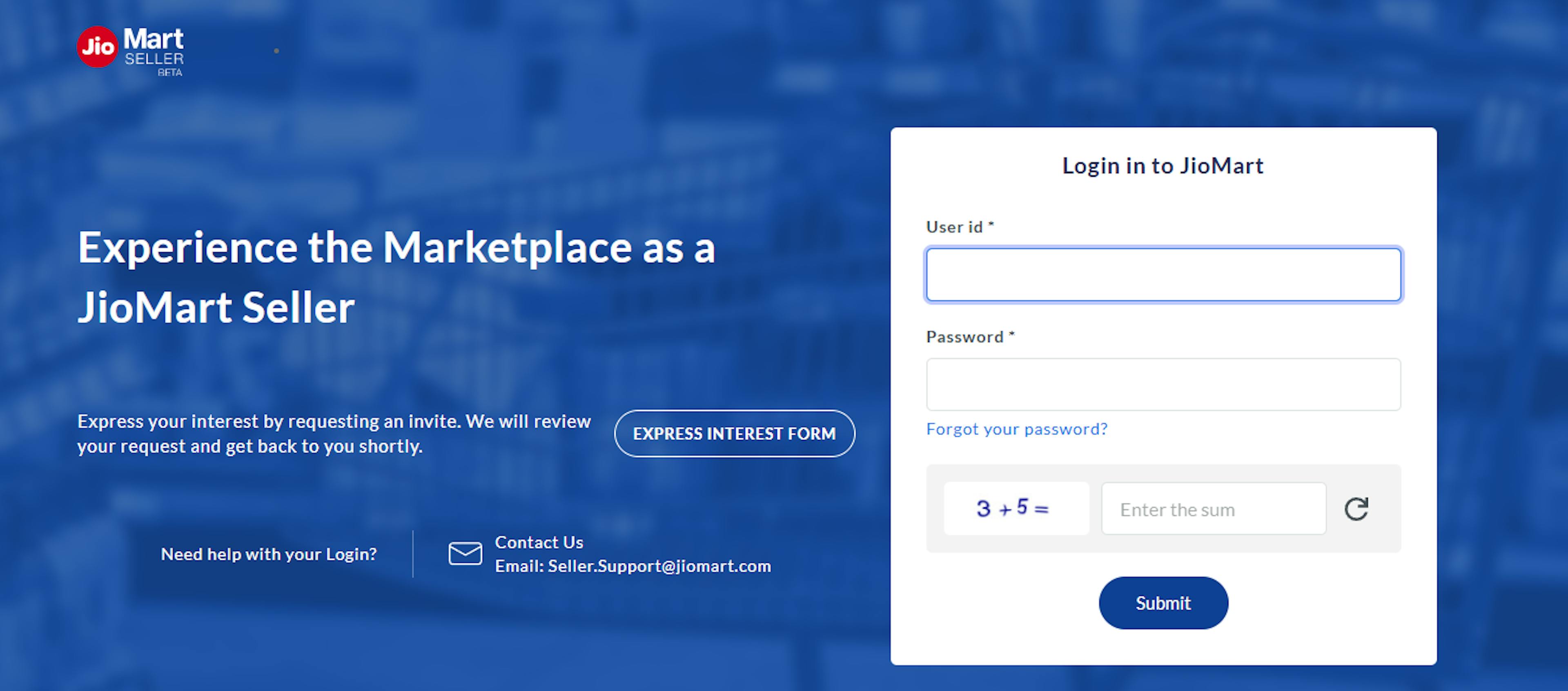 Visit the Jiomart Seller Portal