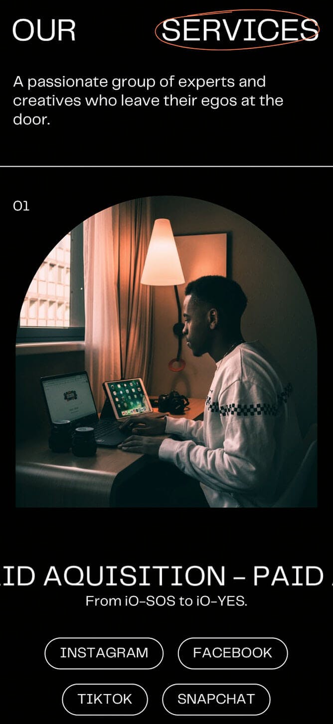 Structured Agency Screengrabs