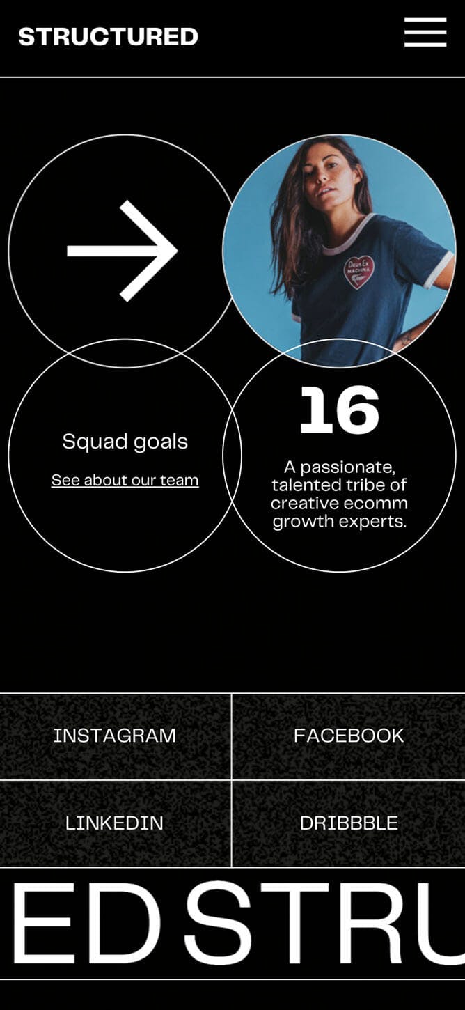 Structured Agency Screengrabs