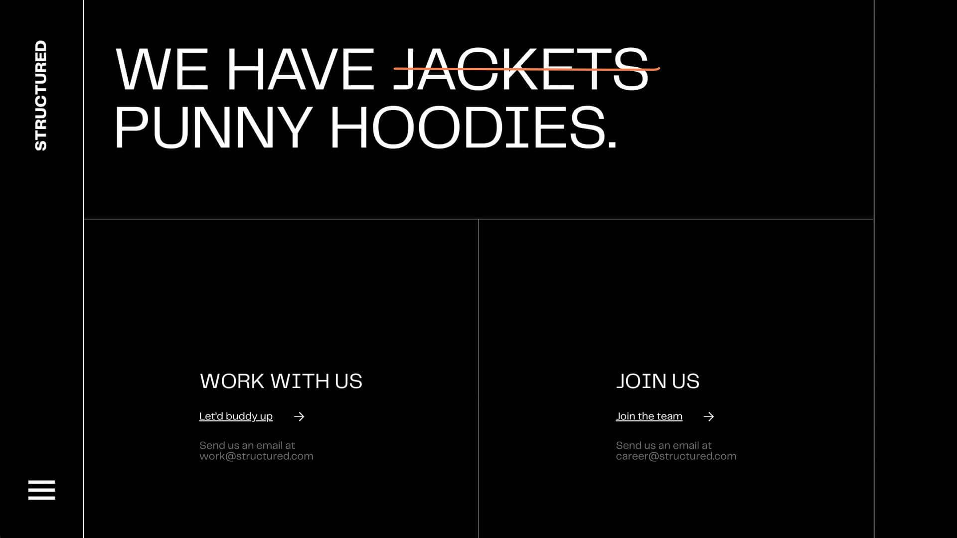 Structured Agency Screengrabs