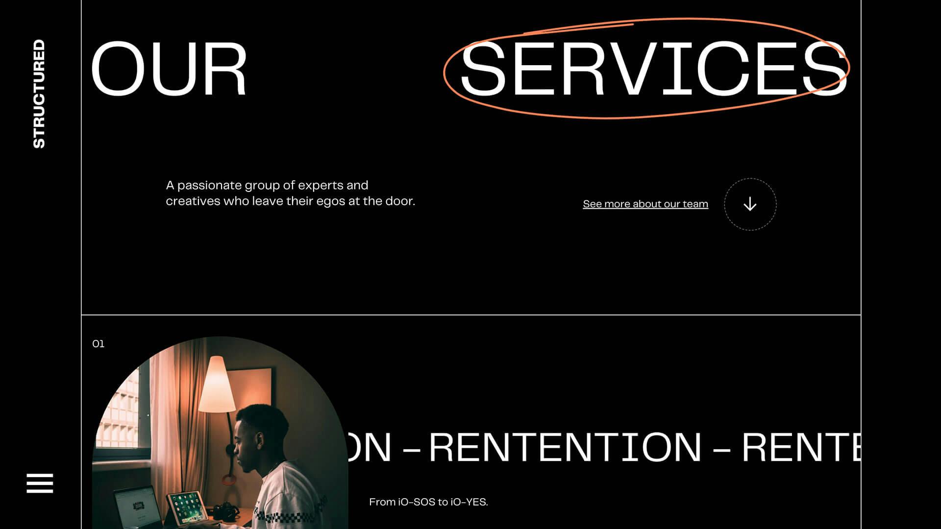 Structured Agency Screengrabs