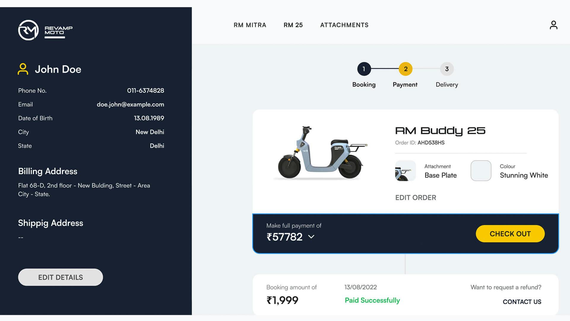Revampmoto Screengrabs