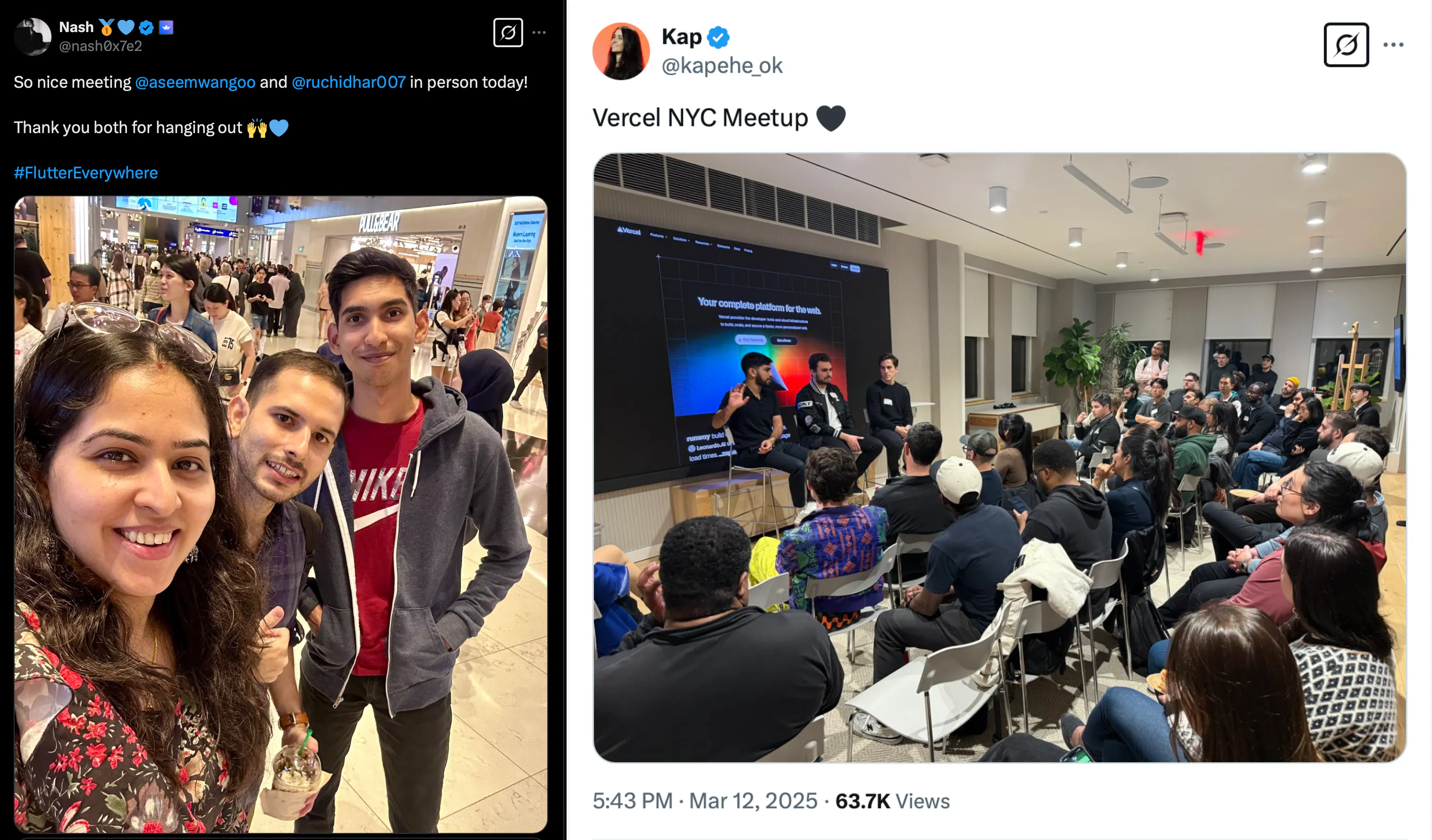 Meeting developers where they are, either getting coffee or hosting meet-ups.