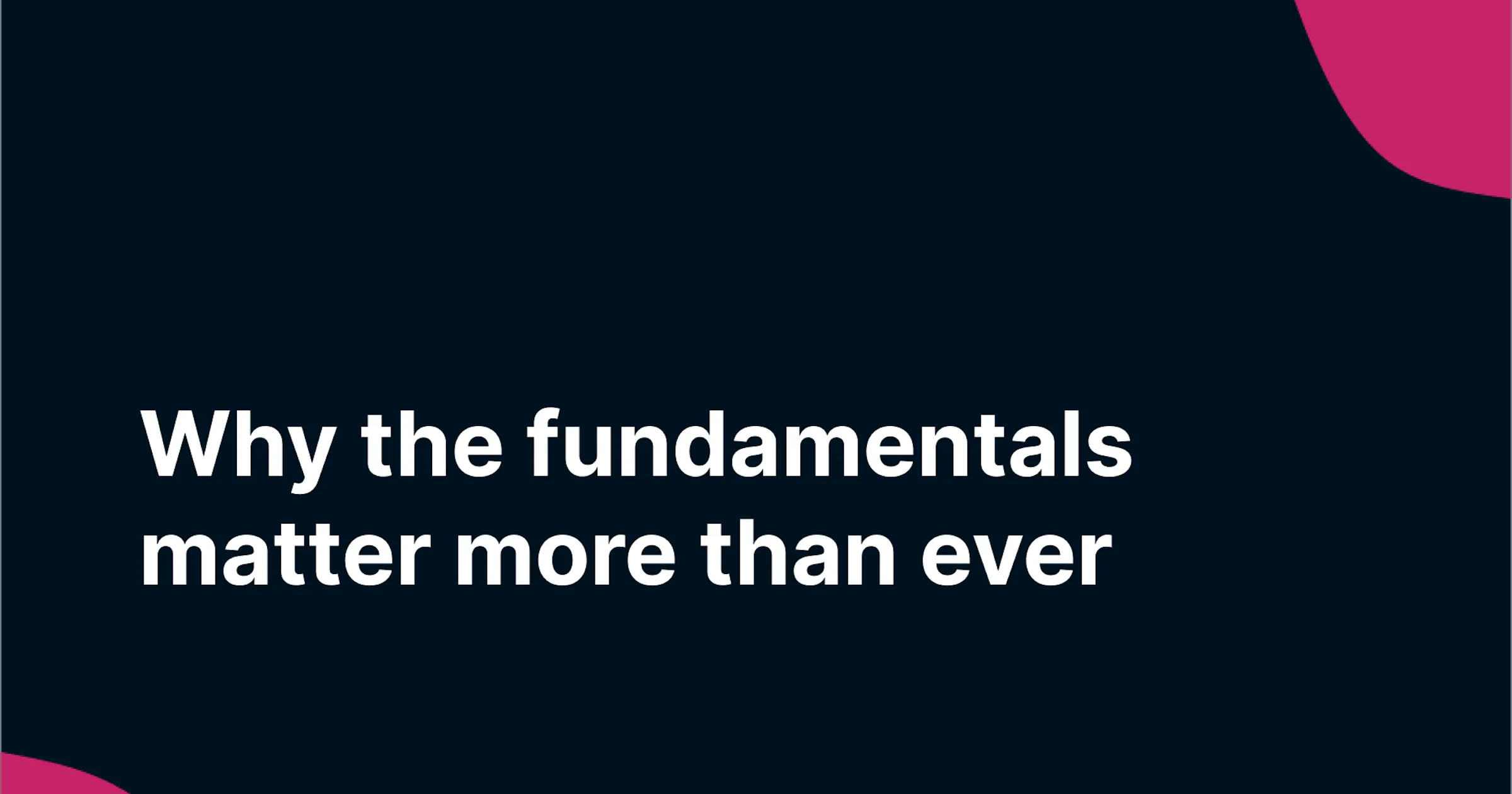 The AI Bifurcation of Tech: Why the fundamentals matter more than ever (13 minute read)